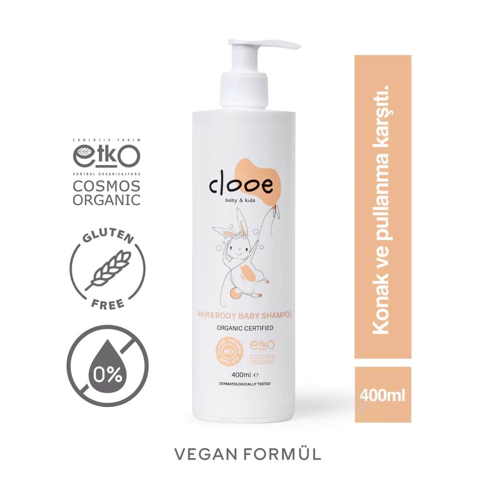 Clooe Baby Shampoo Organic 400 ml - 1