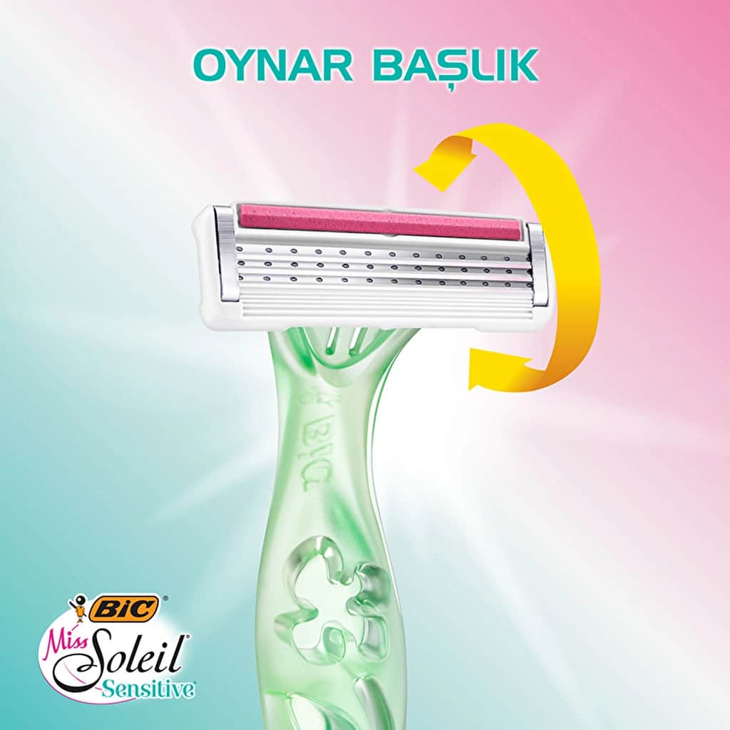 Bic Miss Soleil Sensitive 3 blade Women's Razor 3 pack - 5