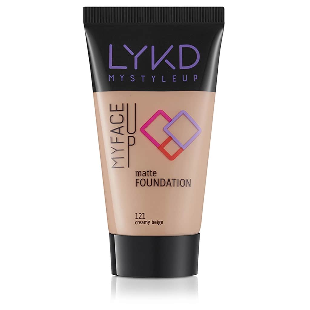 Lykd Matte Foundation 121 creamy Beige - 1