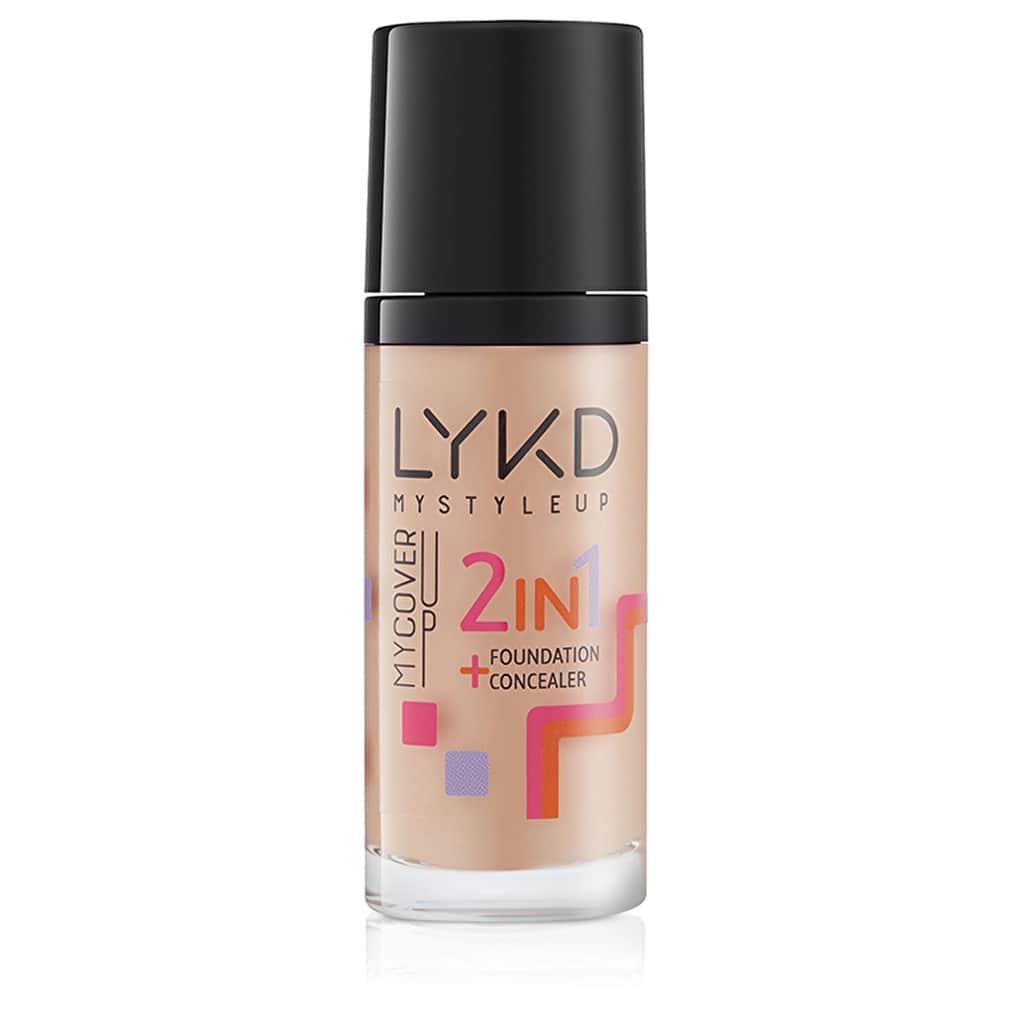 Lykd 2 in 1 foundation 140 natural Beige - 1