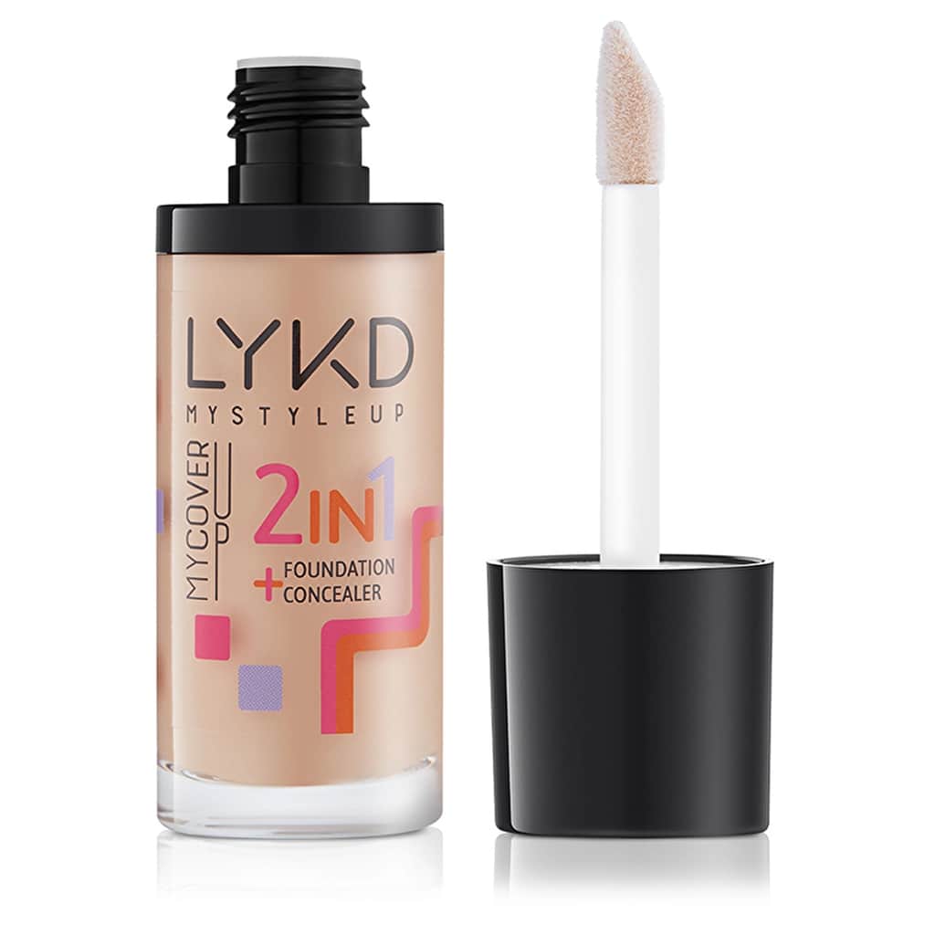 Lykd 2 in 1 foundation 140 natural Beige - 3