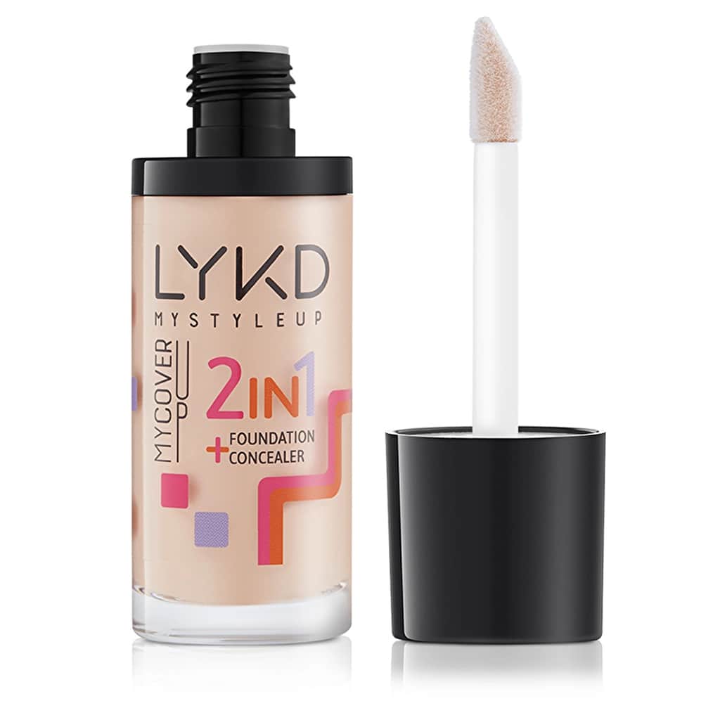 Lykd 2 in 1 foundation 136 warm Sand - 3