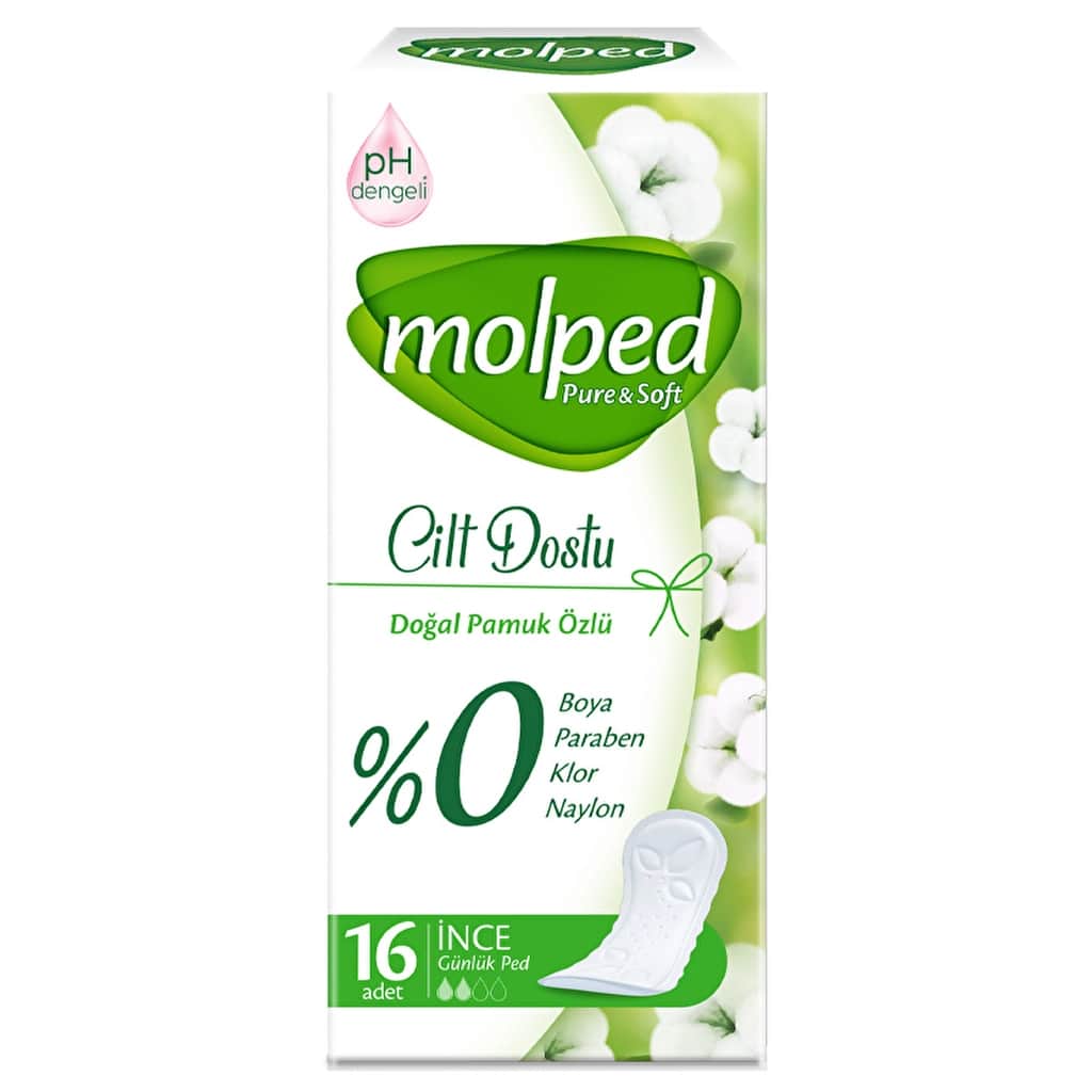 Molped Pure & Soft Thin Daily Pad 16 pcs - 1