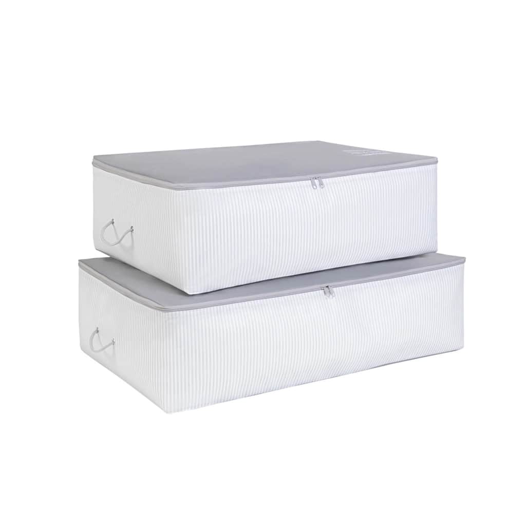 Ocean Home 2-pcs Gray Stuff & Things Base Storage Bag Set - 2