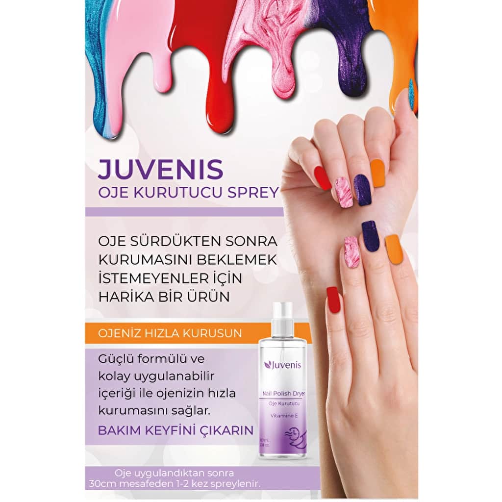 Juvenis Nail Polish Dryer Spray 100 ml - 3