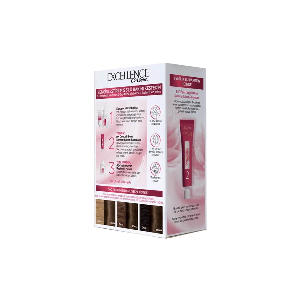 L'Oréal Paris Excellence Creme Hair Dye - 5 brown - 3
