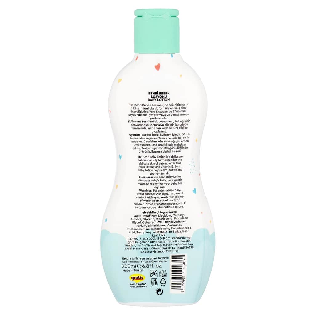 Benri Baby Lotion 200 ml - 2