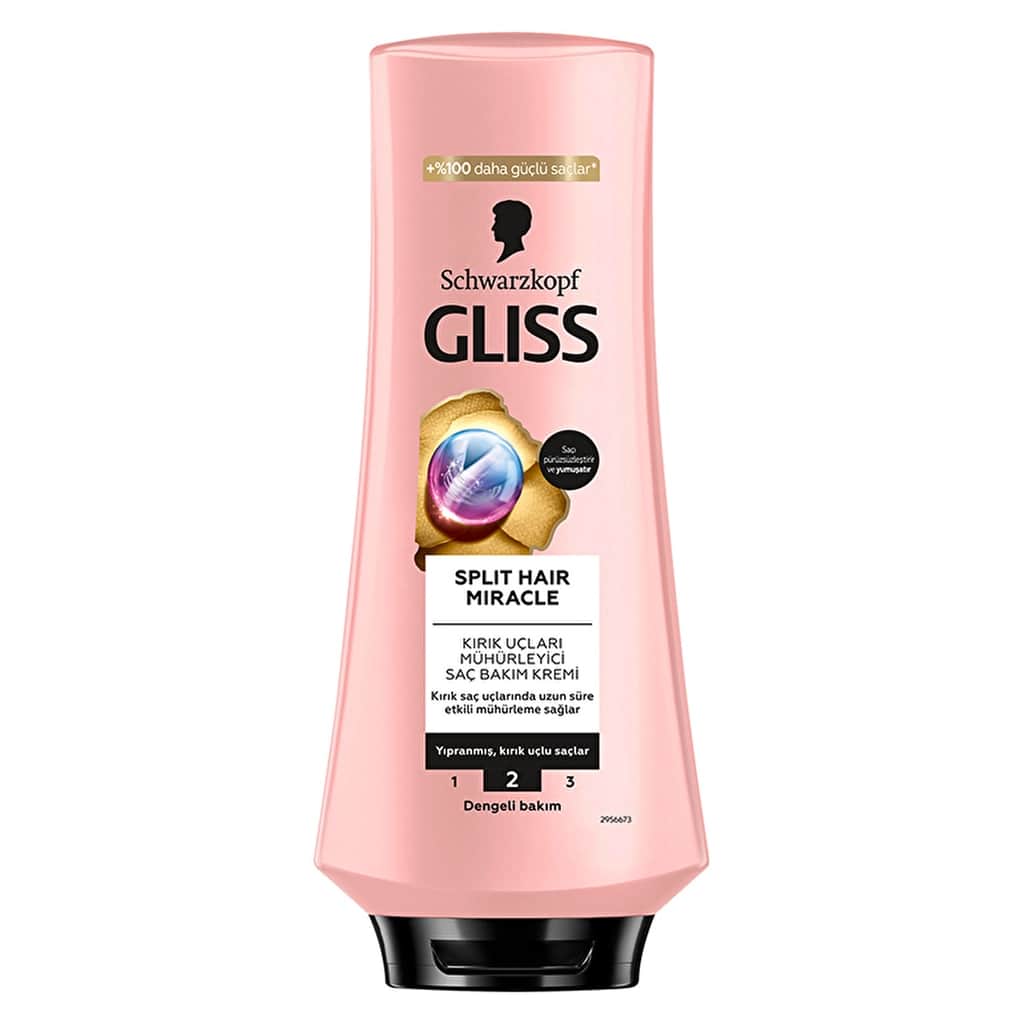 Gliss Split Hair Miracle Split End Sealing Conditioner - With Ionic Complex And Grape Seed Oil 360 ml - 1