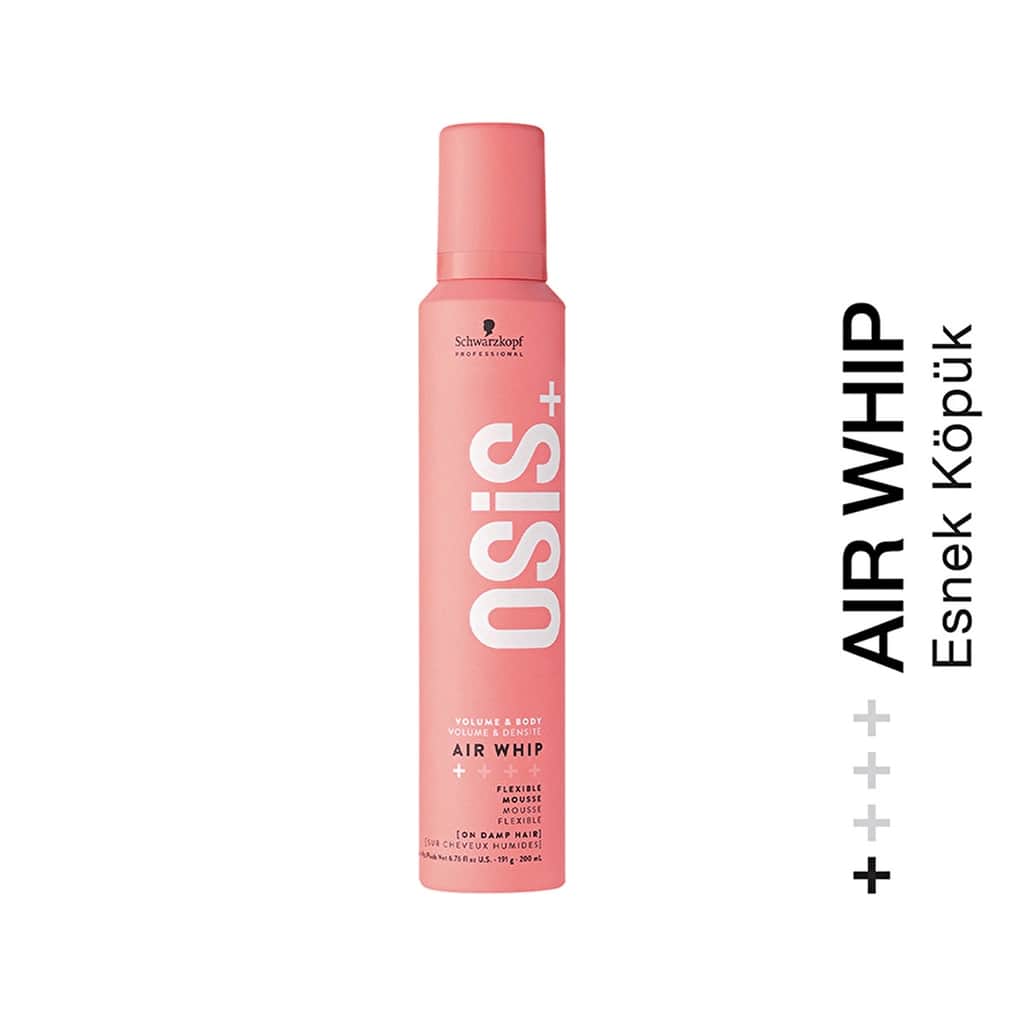 Osis Air Whip Volume And Hold Flexible Foam 200 ml - 1