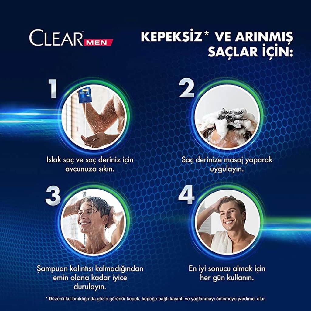 Clear Men Anti-dandruff Shampoo Legend By Cr7 cristiano Ronaldo 350 ml - 6