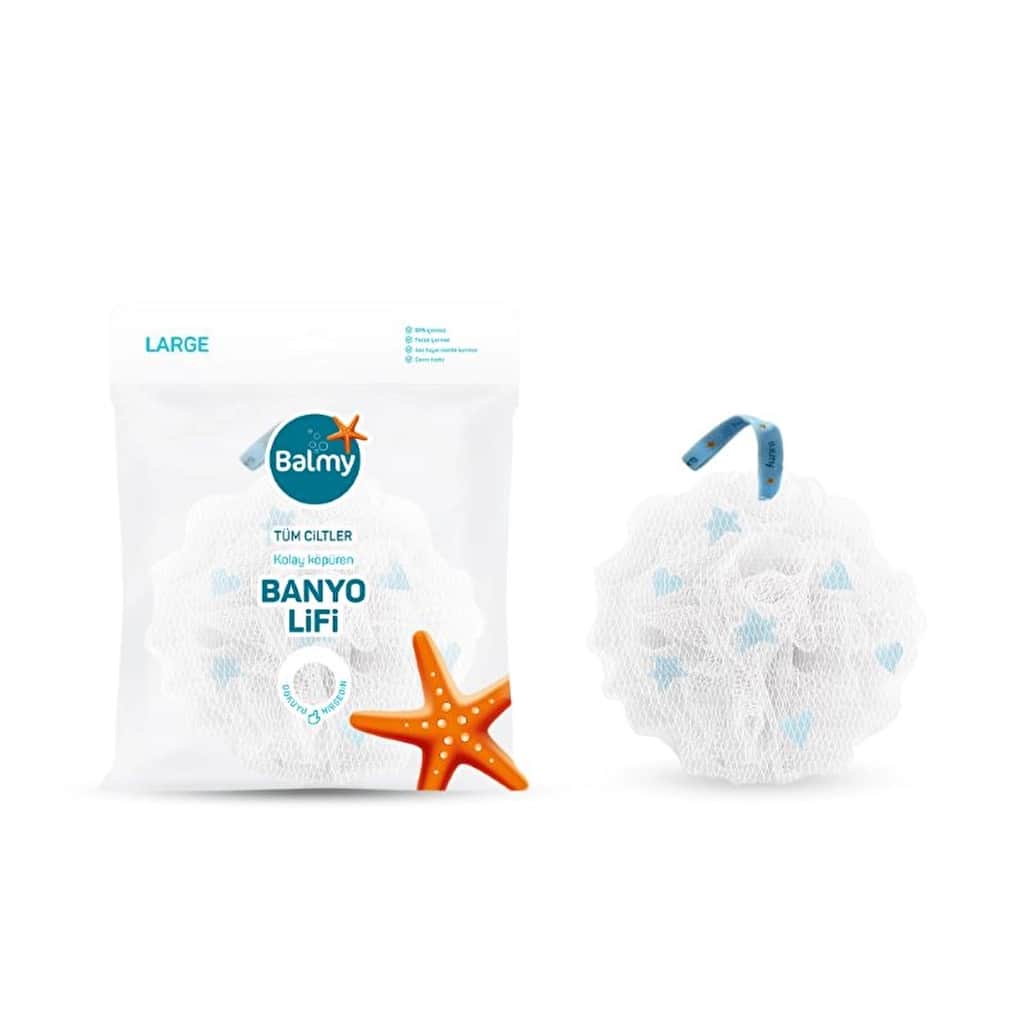Balmy Bath Large Loofah - Soft, Foam-Enhancing Cleanser - 4