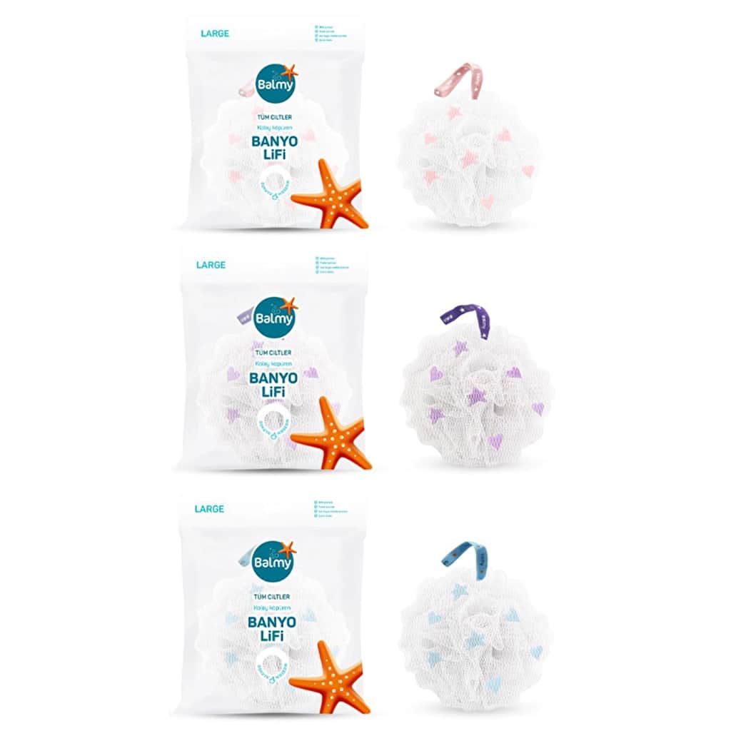 Balmy Bath Large Loofah - Soft, Foam-Enhancing Cleanser - 1