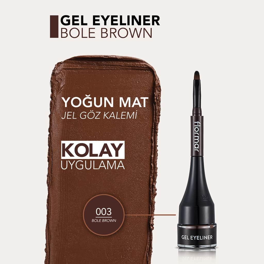 Flormar Gel Eyeliner New Gel 03 brown - 5