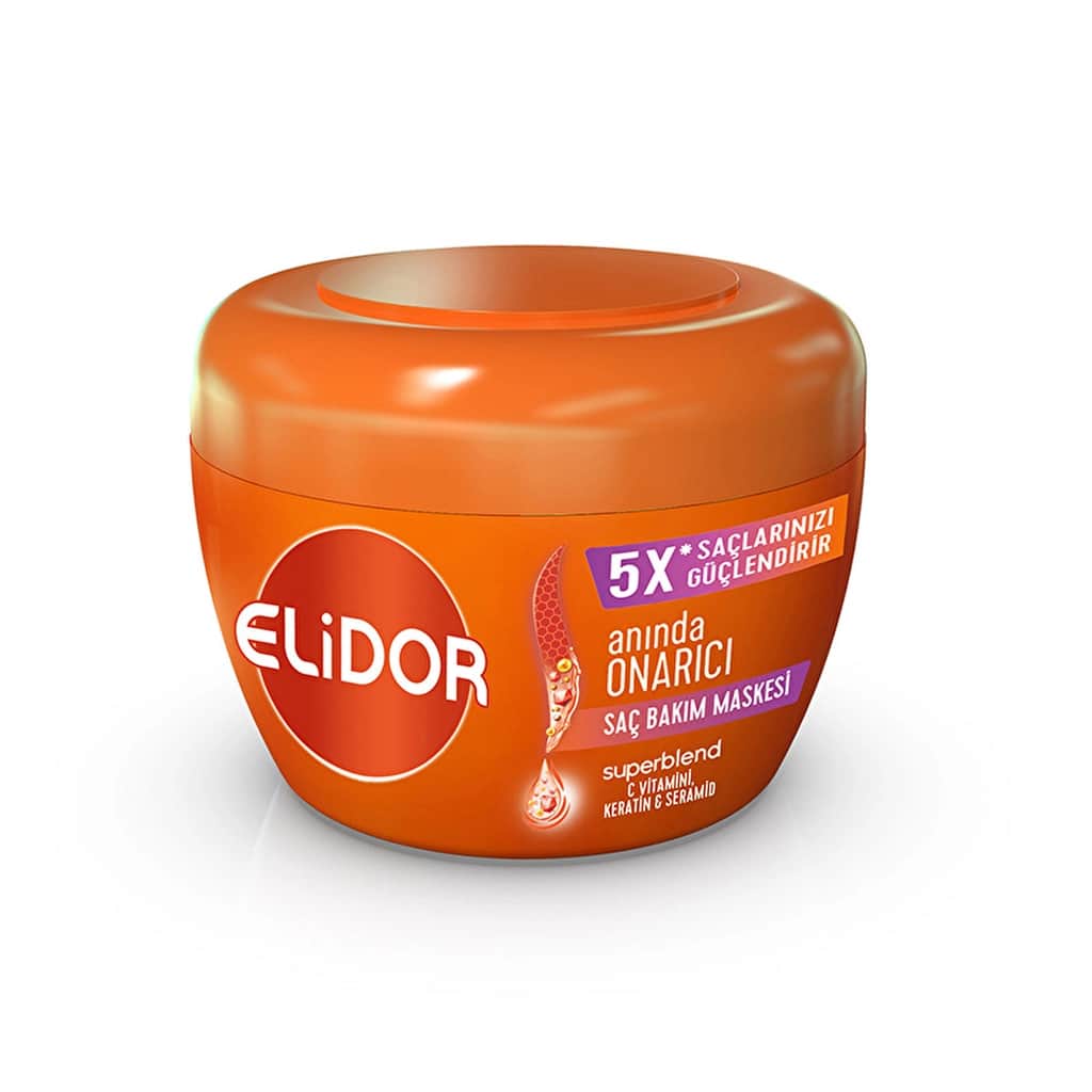 Elidor Superblend Hair Care Mask Instant Repair Vitamin C Keratin Ceramide 160 ml - 2