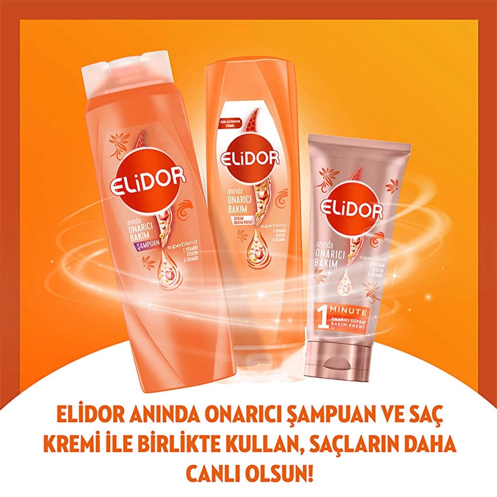 Elidor Superblend Hair Care Mask Instant Repair Vitamin C Keratin Ceramide 160 ml - 6