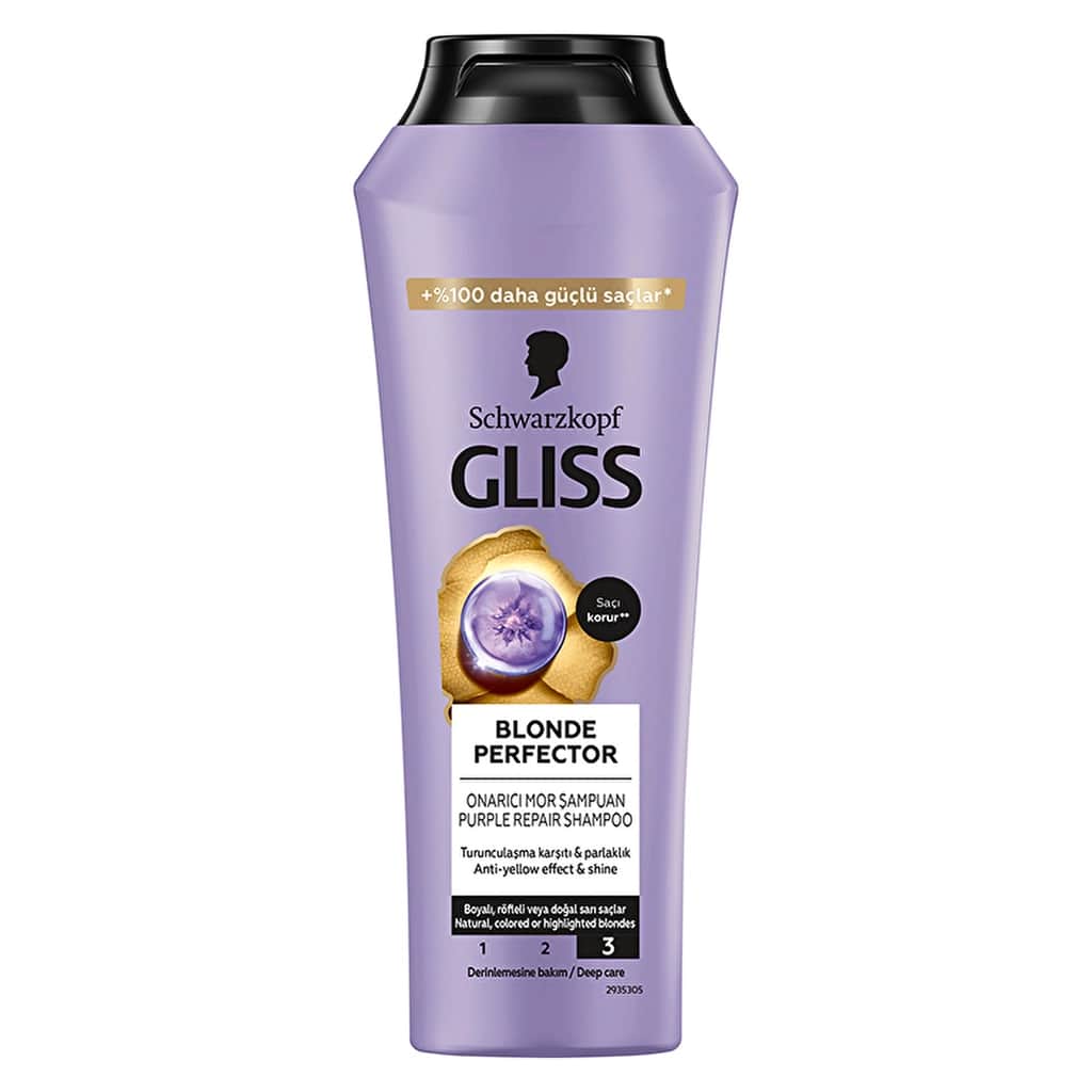 Gliss Blonde Perfector Anti-orange Purple Shampoo 250 ml - 1