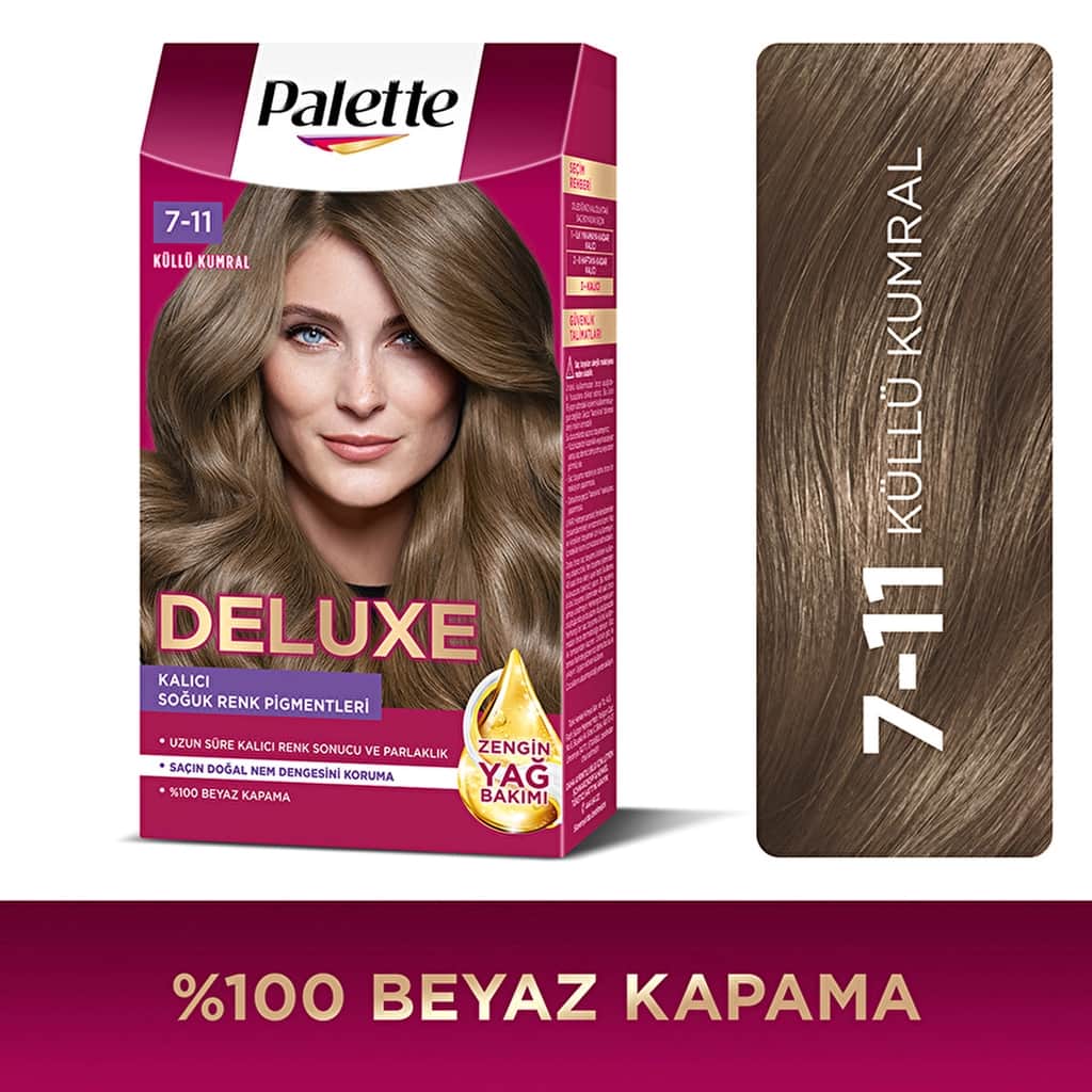 Palette Deluxe Hair Dye 7-11 ash Blonde - 1