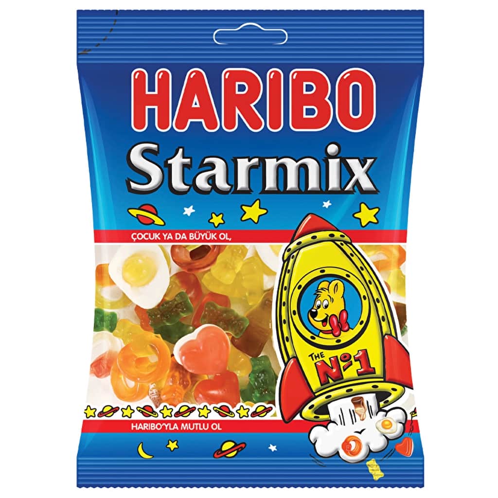 Haribo Starmix Flavored Mixed Soft Candy 80 gr - 1