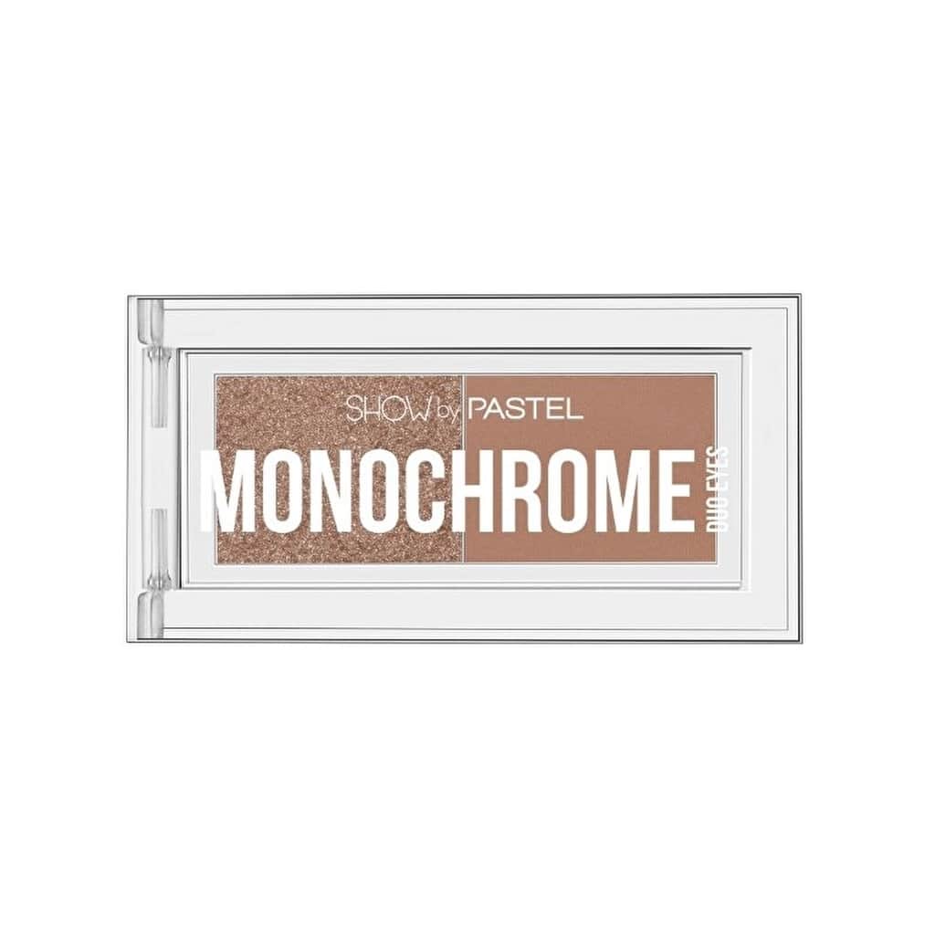 Show By Pastel Monochrome Duo Eyes Double Eyeshadow Palette 22 mocha Latte - 2