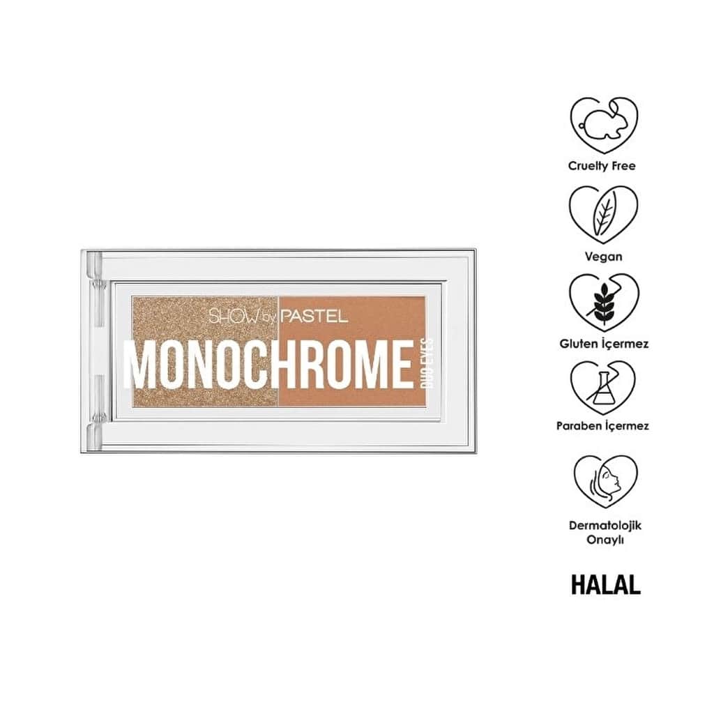 Show By Pastel Monochrome Duo Eyes Dual Eyeshadow Palette 26 sand Dunes - 1