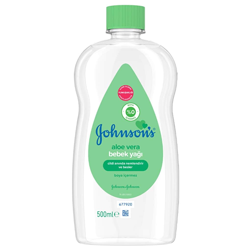 Johnson's Baby Aloe Vera Baby Oil 500 ml - 1