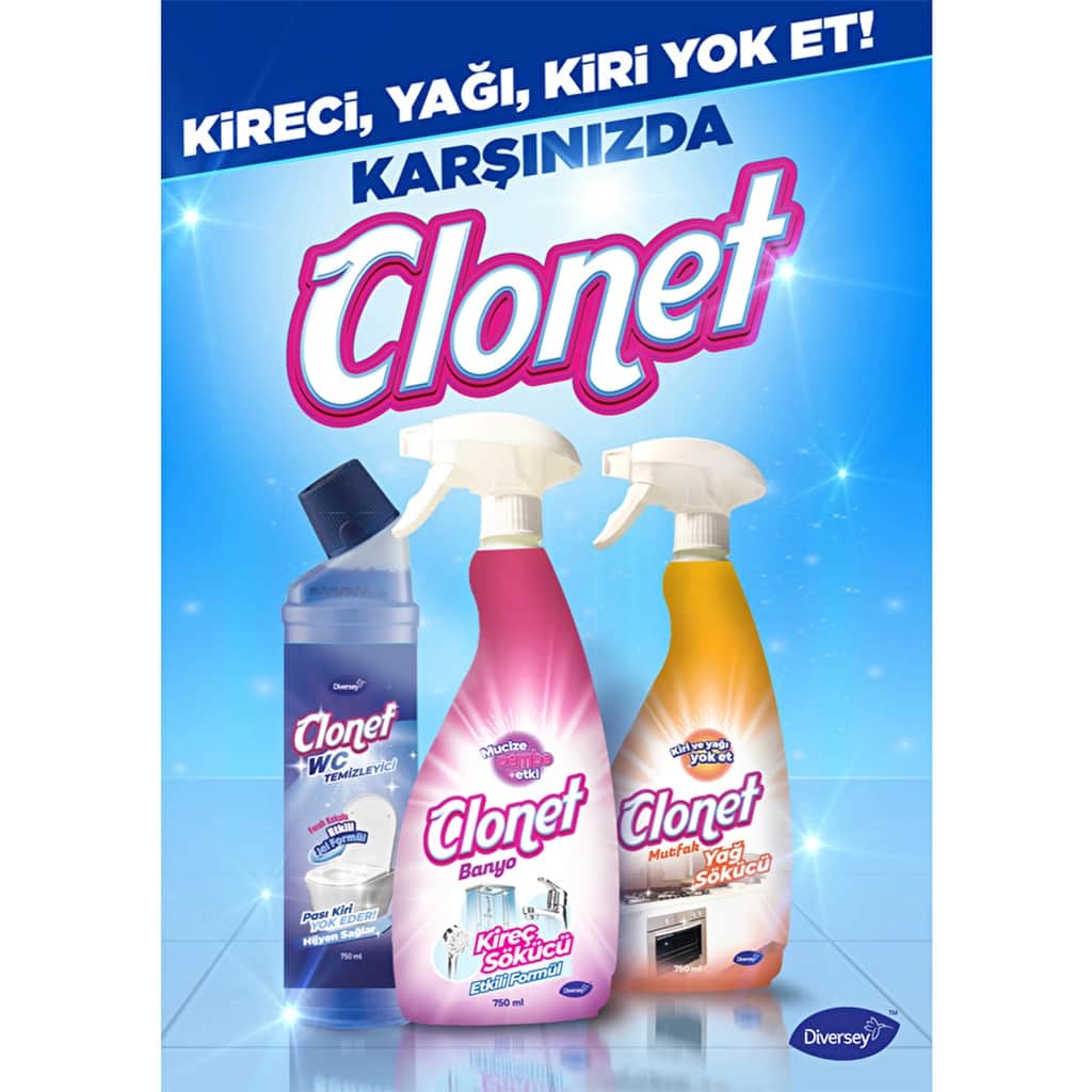 Diversey Clonet Toilet Bowl Cleaner 750 ml - 4