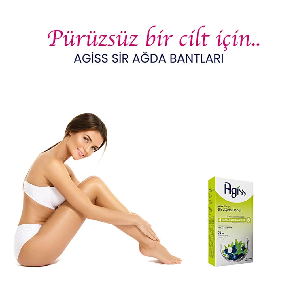 Agiss Sensitive Skin Wax Strips with Vitamin E & Moringa - 24 pcs - 4