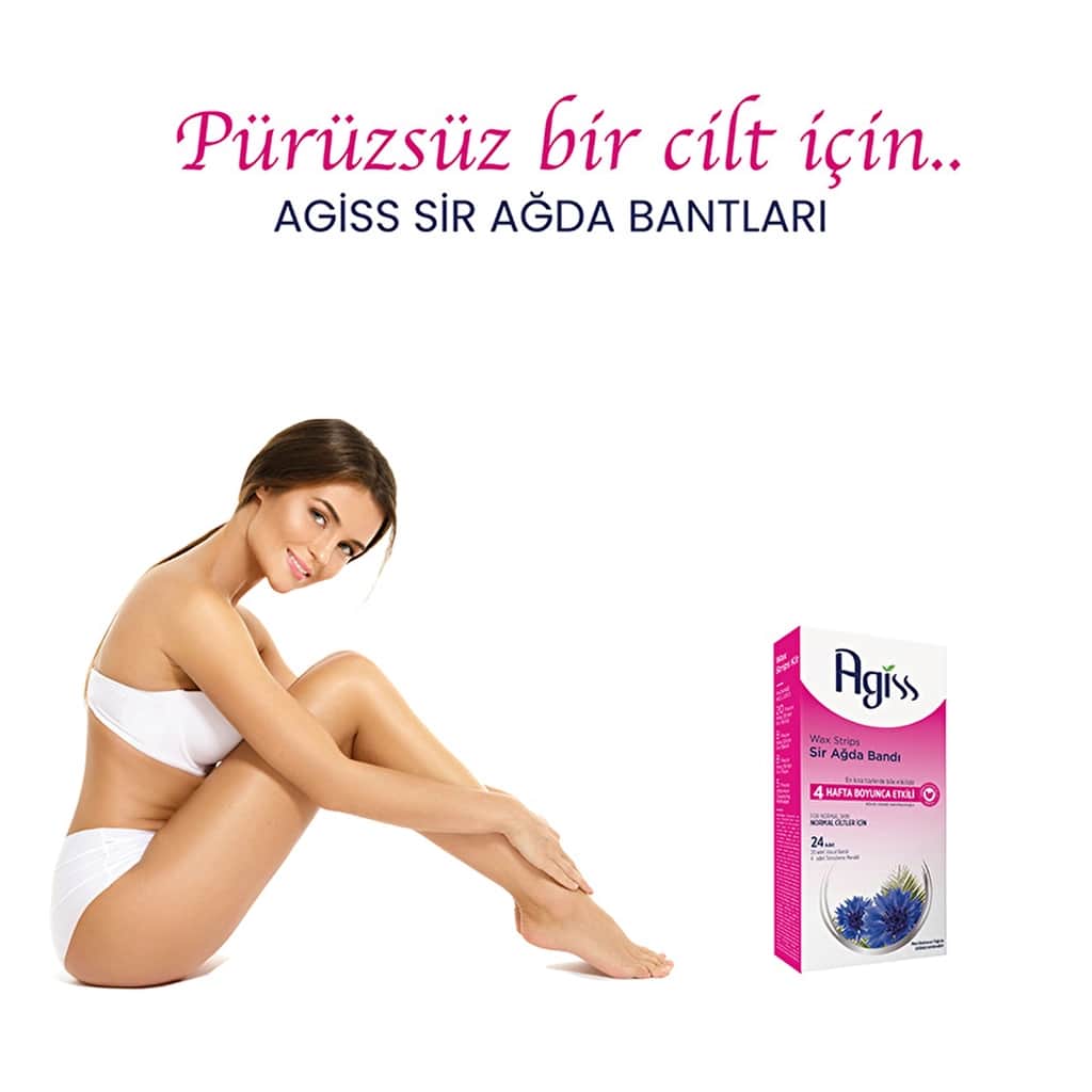 Agiss Wax Strips for Legs & Body - 24 Normal Skin Waxing Tapes - 4
