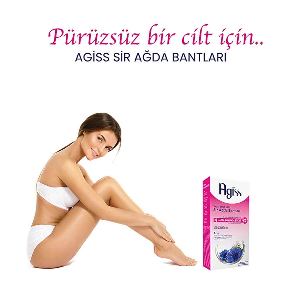 Agiss Normal Skin Wax Strips - 41 Count Hair Removal Set - 4
