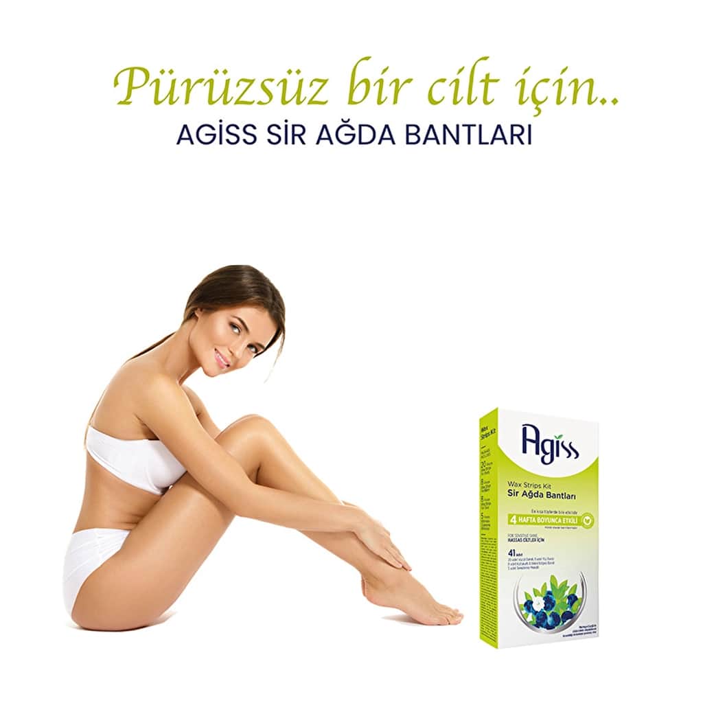 Agiss Sensitive Skin Wax Strips - 41 Count for Smooth Skin - 4