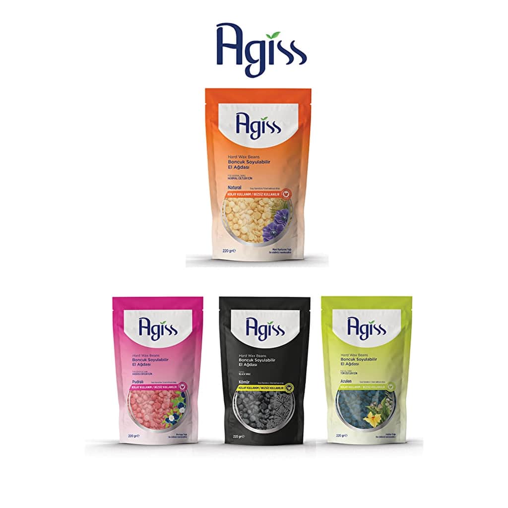 Agiss Natural Bead Wax for Normal Skin - Easy 220g Hair Removal - 4