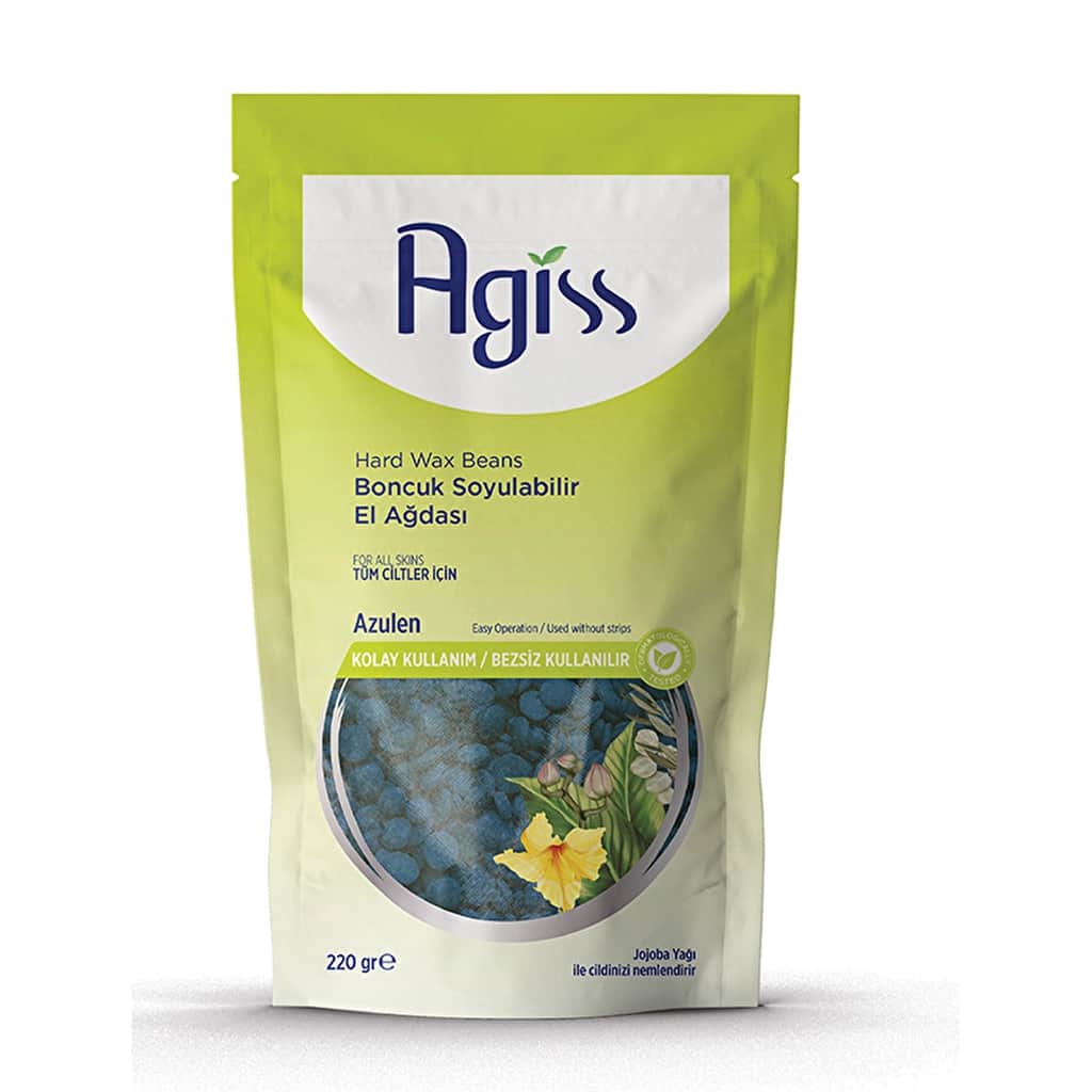 Agiss Jojoba Bead Wax - No Cloth, All Skin Types, 220g - 1