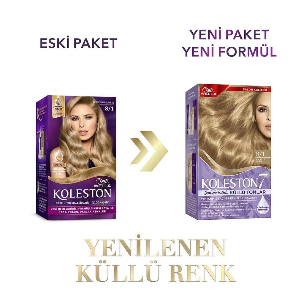 Wella Koleston Supreme Hair Dye 8/1 light Ash Blonde (infinite Shining Ash Tones) - 3
