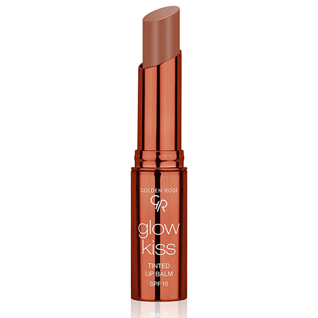 Golden Rose Glow Kiss Tinted Lip Balm Lipstick 06 choco Cake - 1