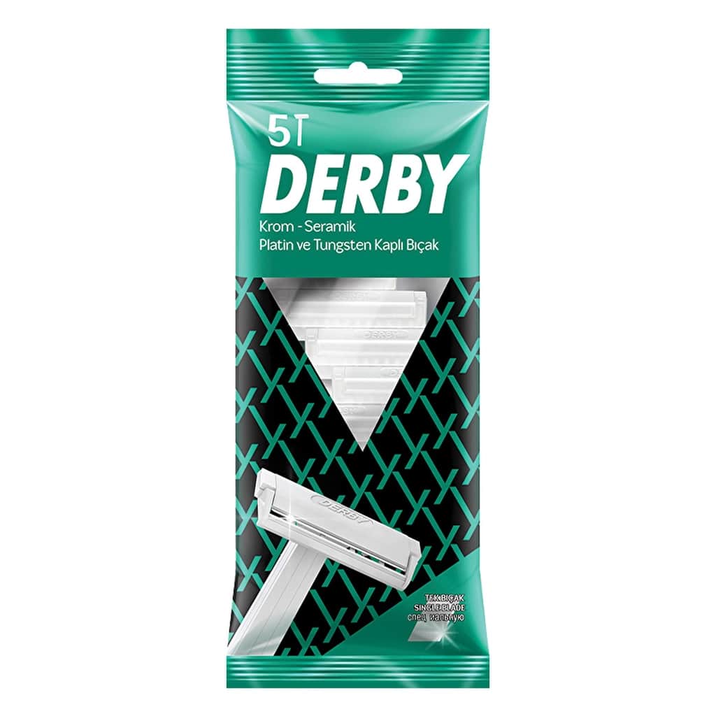 Derby Razor Single 5 pack - 1