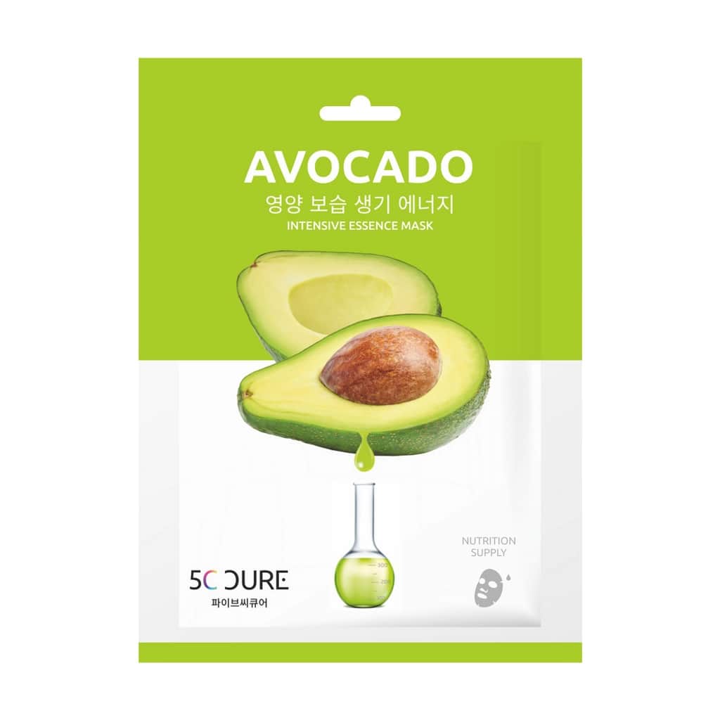 5C Cure Ampoule Paper Mask Avocado 25 ml - 1
