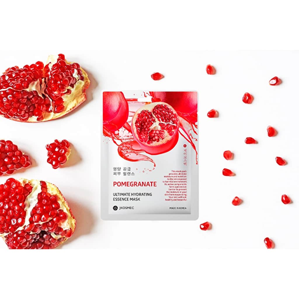 Jkosmec Hydrating Pomegranate Korean Face Mask 25 ml - 4
