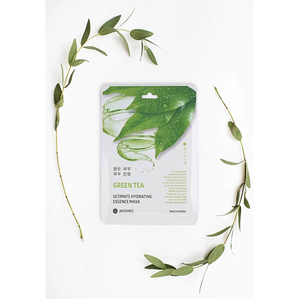 Jkosmec Hydrating Green Tea Korean Face Mask 25 ml - 5
