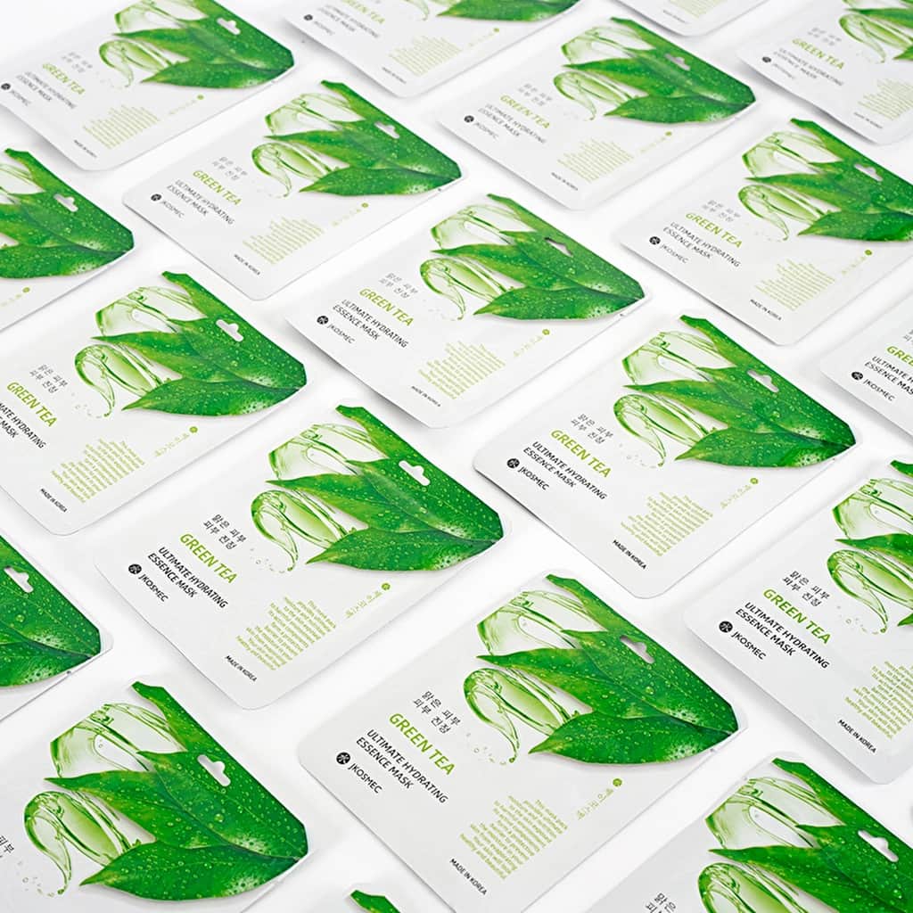 Jkosmec Hydrating Green Tea Korean Face Mask 25 ml - 3