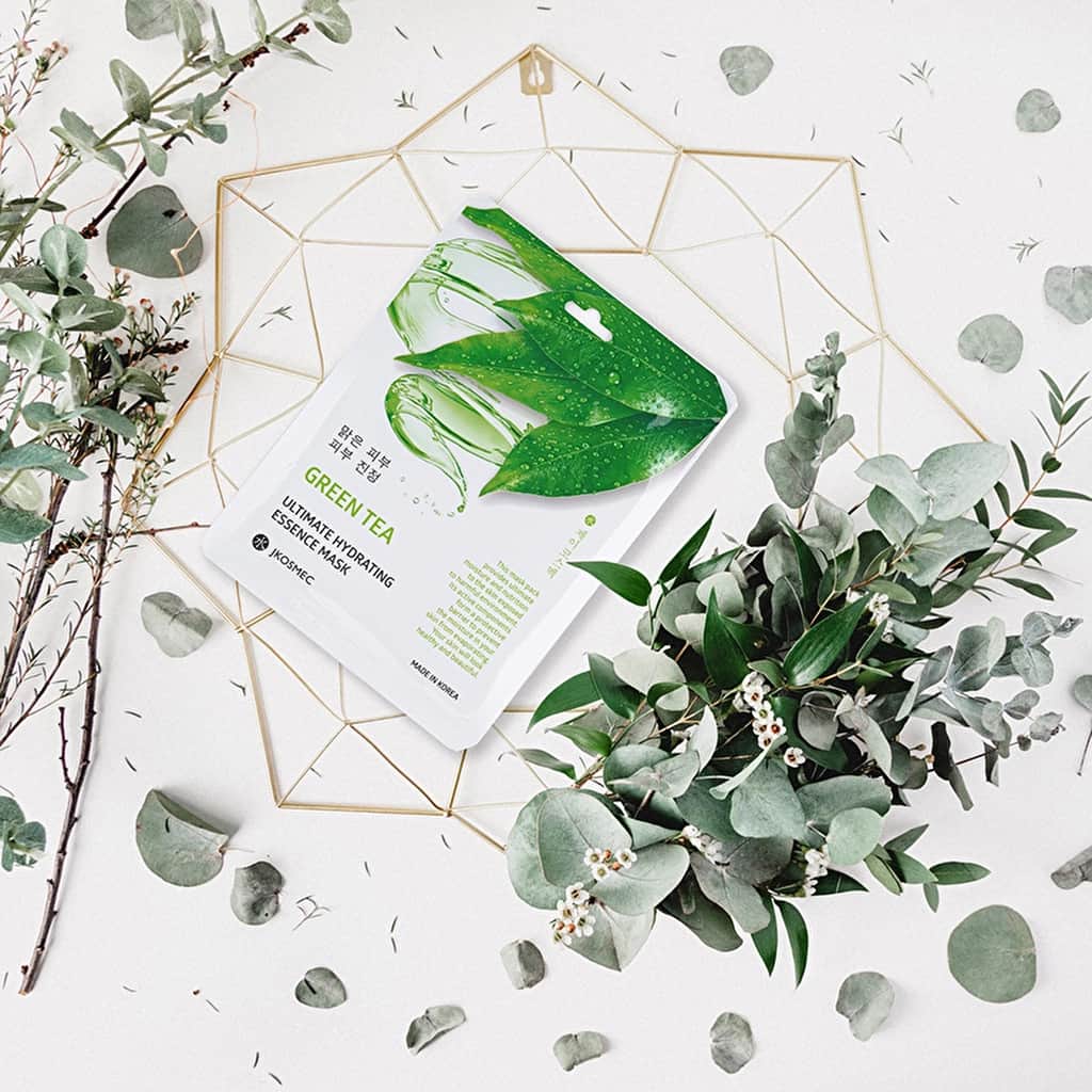 Jkosmec Hydrating Green Tea Korean Face Mask 25 ml - 4