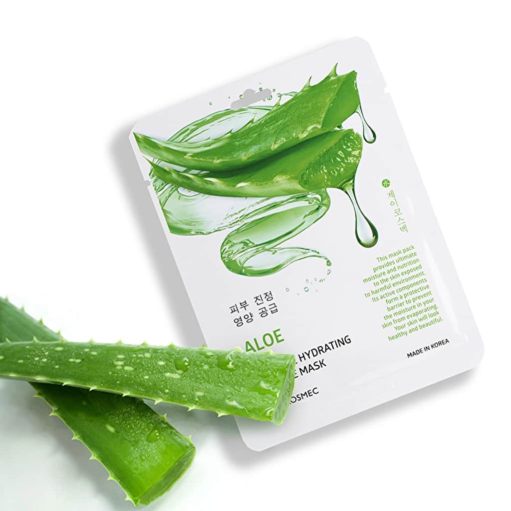 Jkosmec Hydrating Aloe Vera Korean Face Mask 25 ml - 4