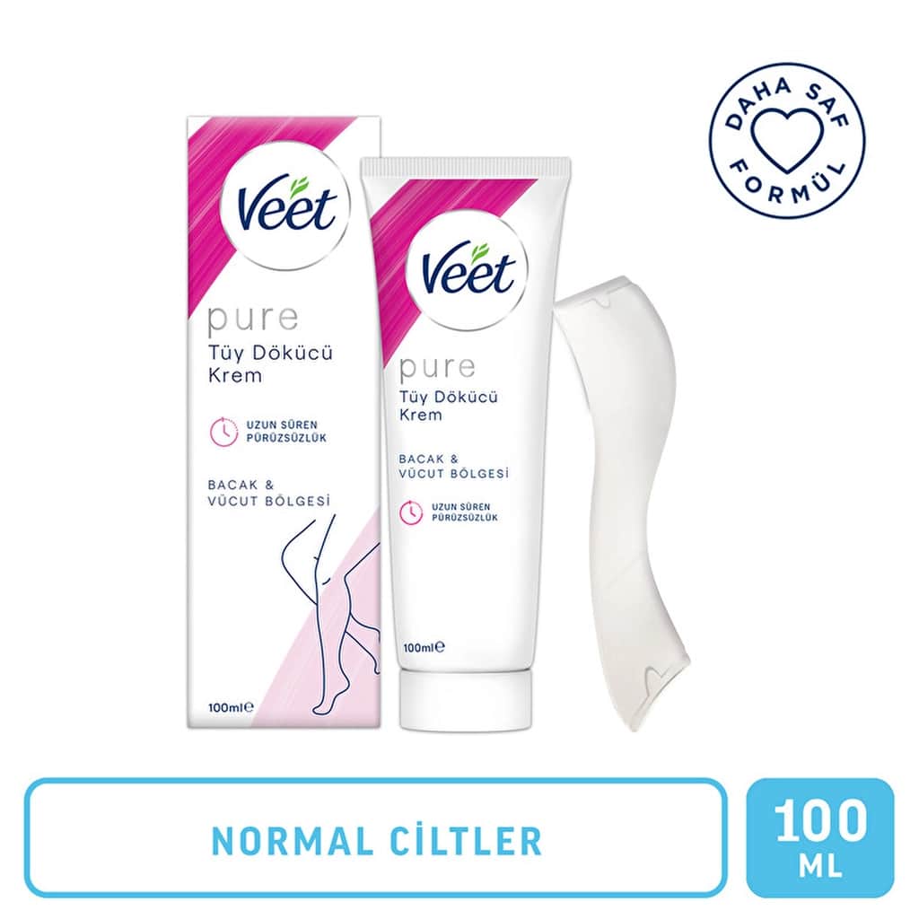 Veet Pure Hair Removal Cream Normal Skin 100 ml - 1