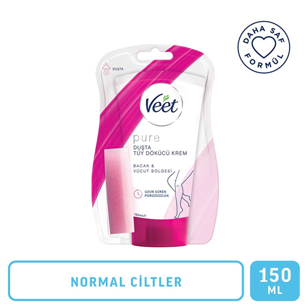 Veet Pure In-shower Hair Removal Cream Normal Skin 150 ml - 1