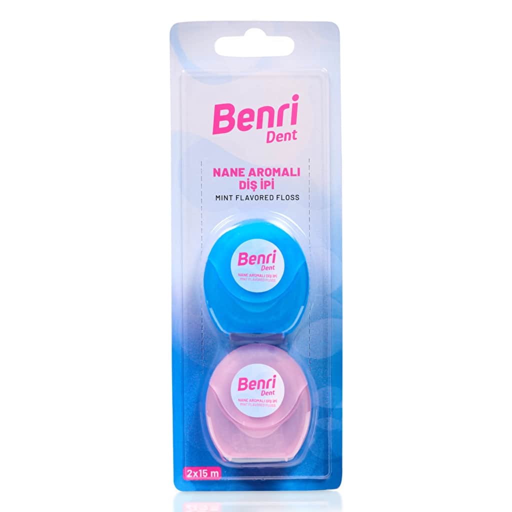 Benri Dent Dental Floss 15m - Effective Plaque Cleaning Tool - 1