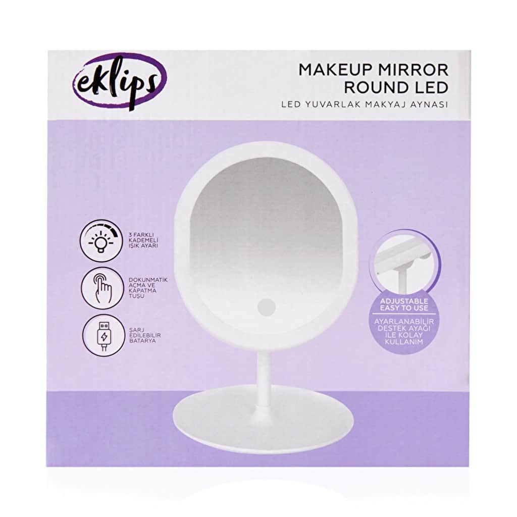 Eklips Make-up Mirror Round Led - 2