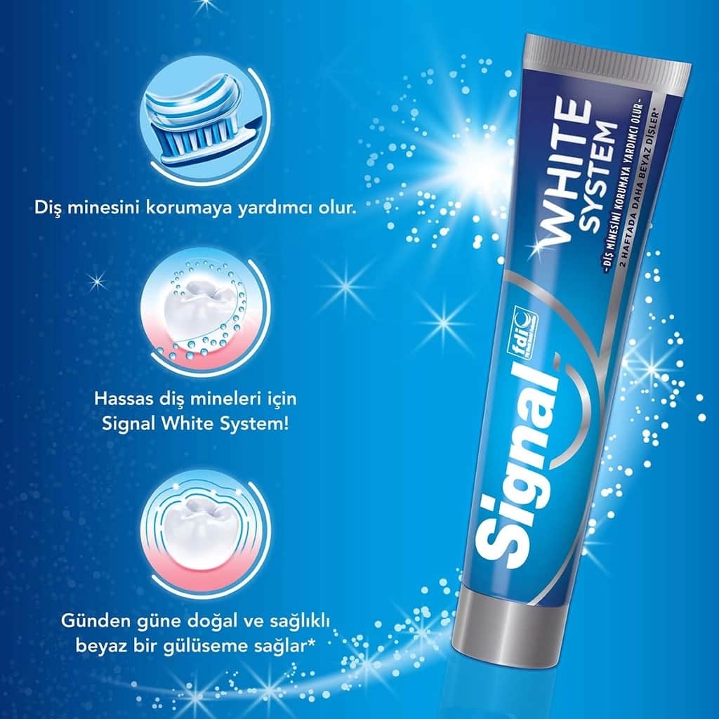 Signal White System Toothpaste Whitening 75 ml - 5