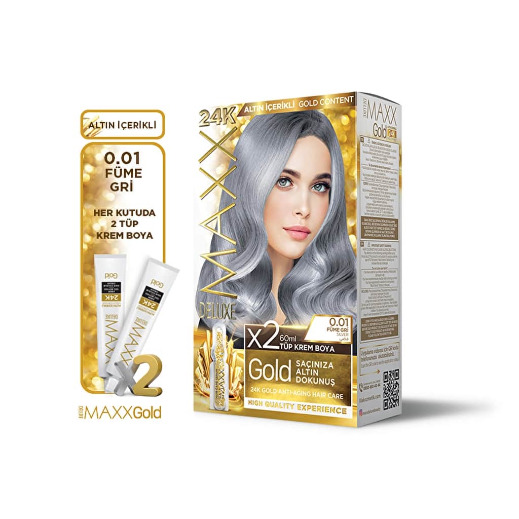 Maxx Deluxe Golden Beauty Hair Dye 0.01 smoke Gray - 2
