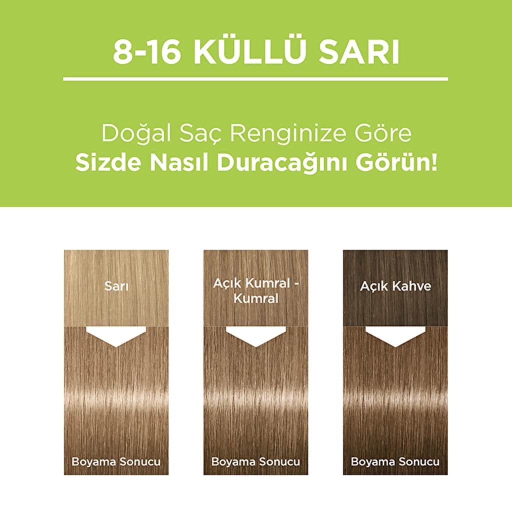 Palette Permanent Natural Colors Hair Dye 8-16 ash Blonde - 6