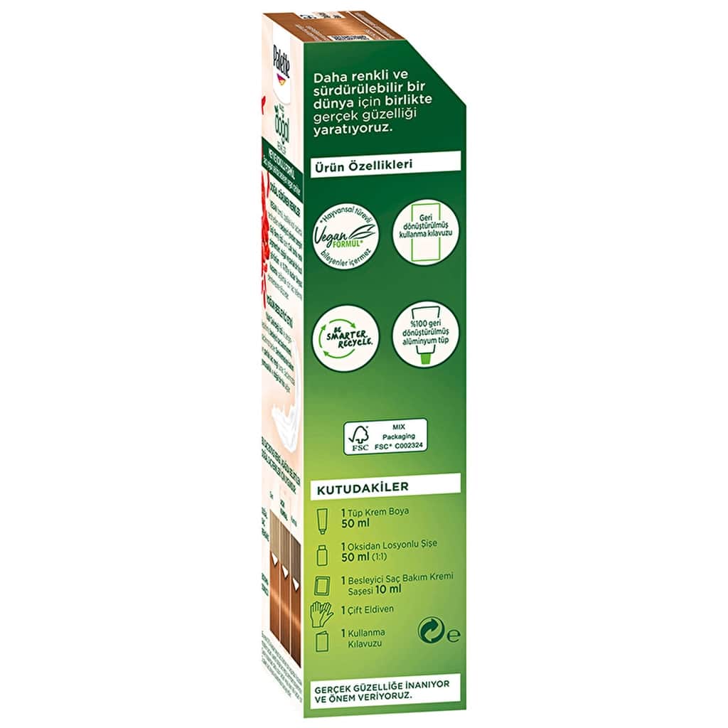 Palette Permanent Natural Colors Hair Dye 9-7 natural Light Copper - 4