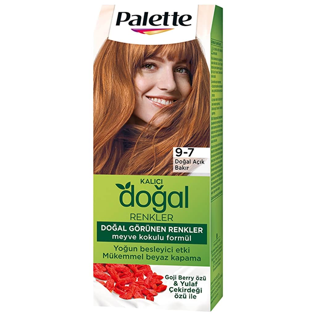 Palette Permanent Natural Colors Hair Dye 9-7 natural Light Copper - 2